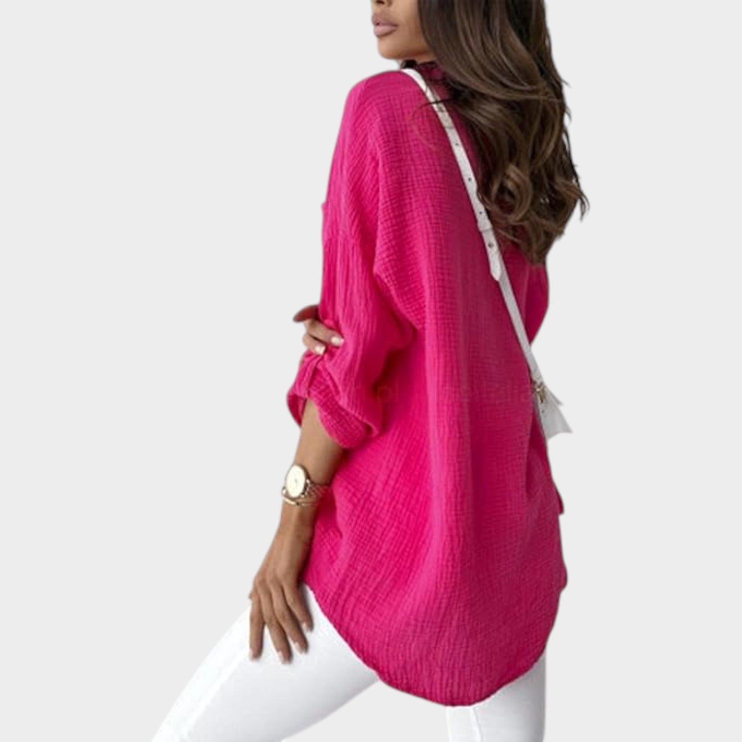 Oversized Button Up Blouse