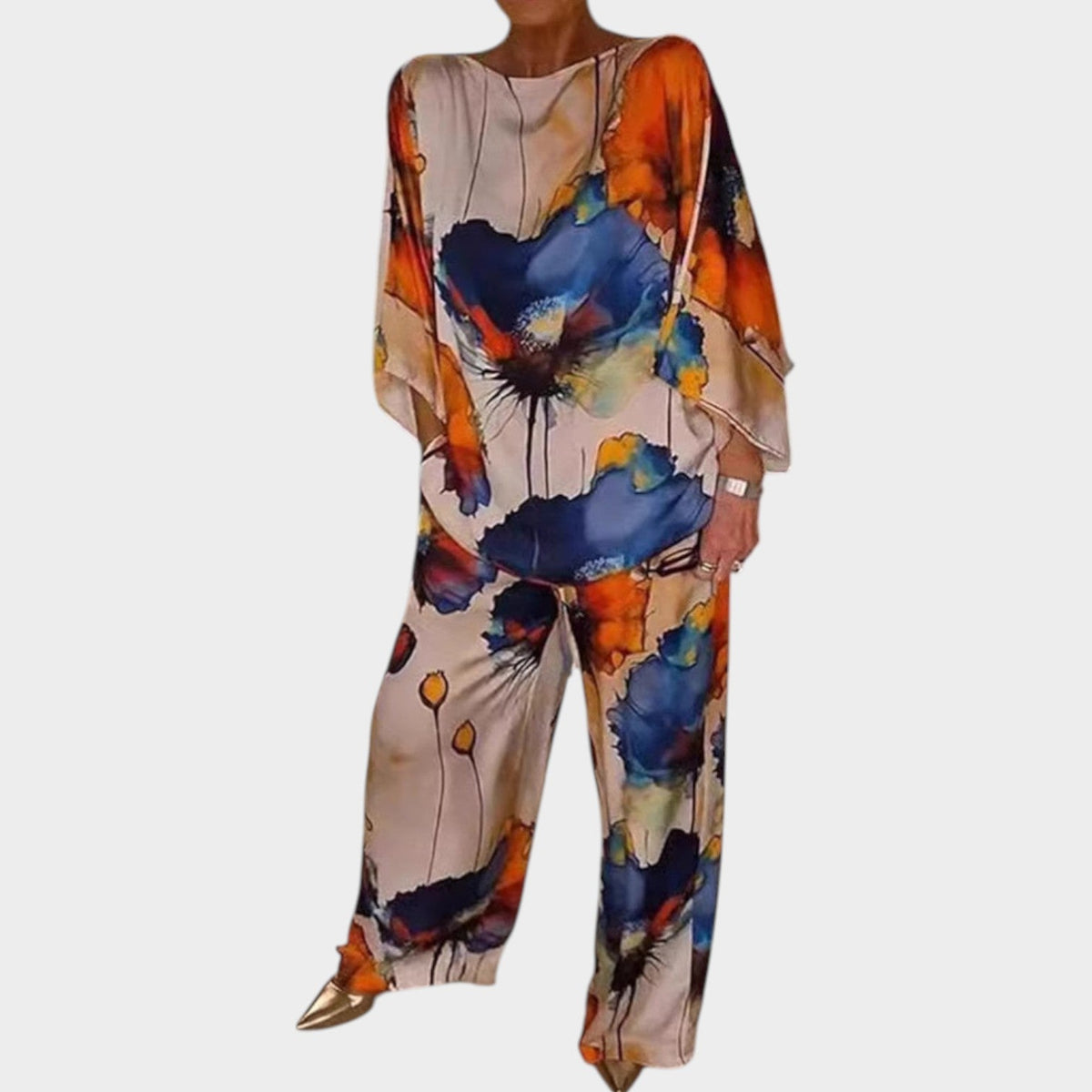 Women's Floral Two Piece Matching Set
