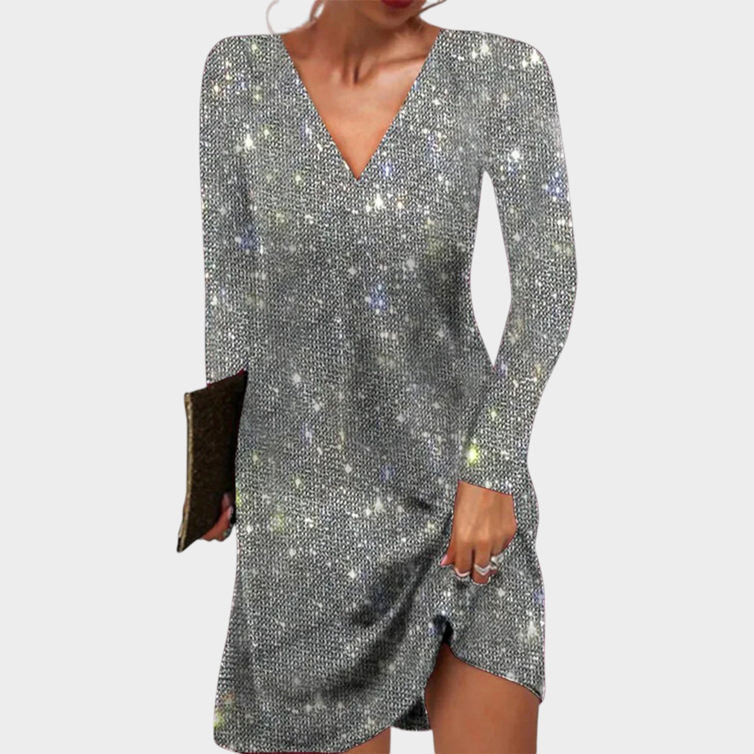 Cocktail Sequin Mini Dress