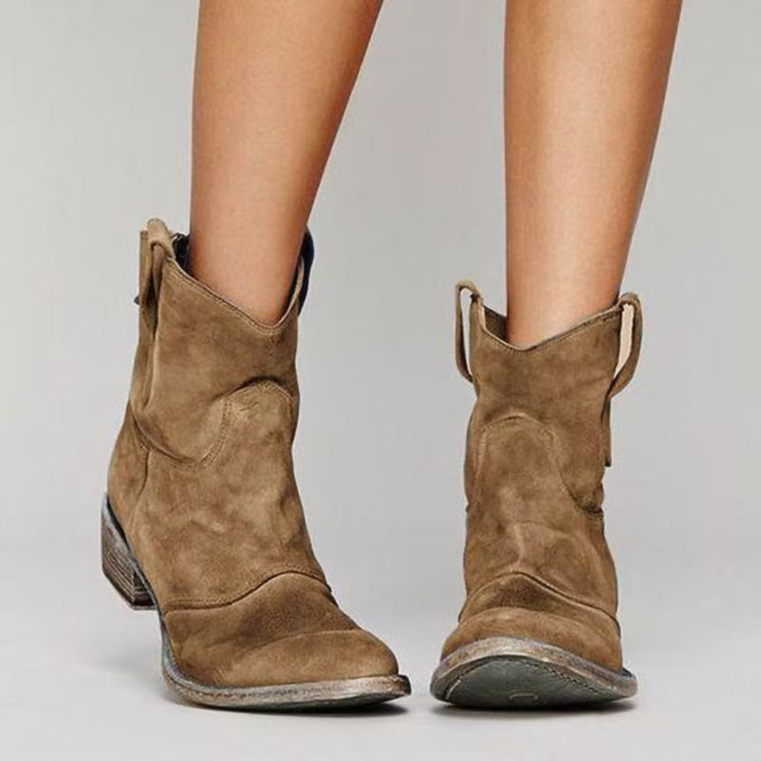 Mari™ | Stylish Suede Ankle Boots