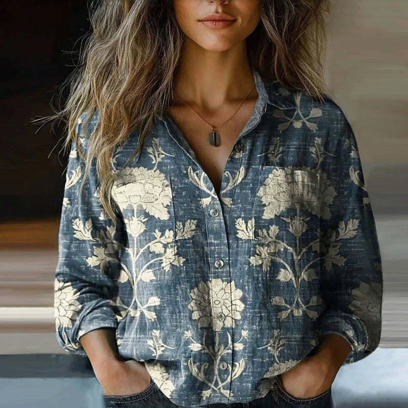 Rebecca™ | Vintage Bohemian Pattern Blouse
