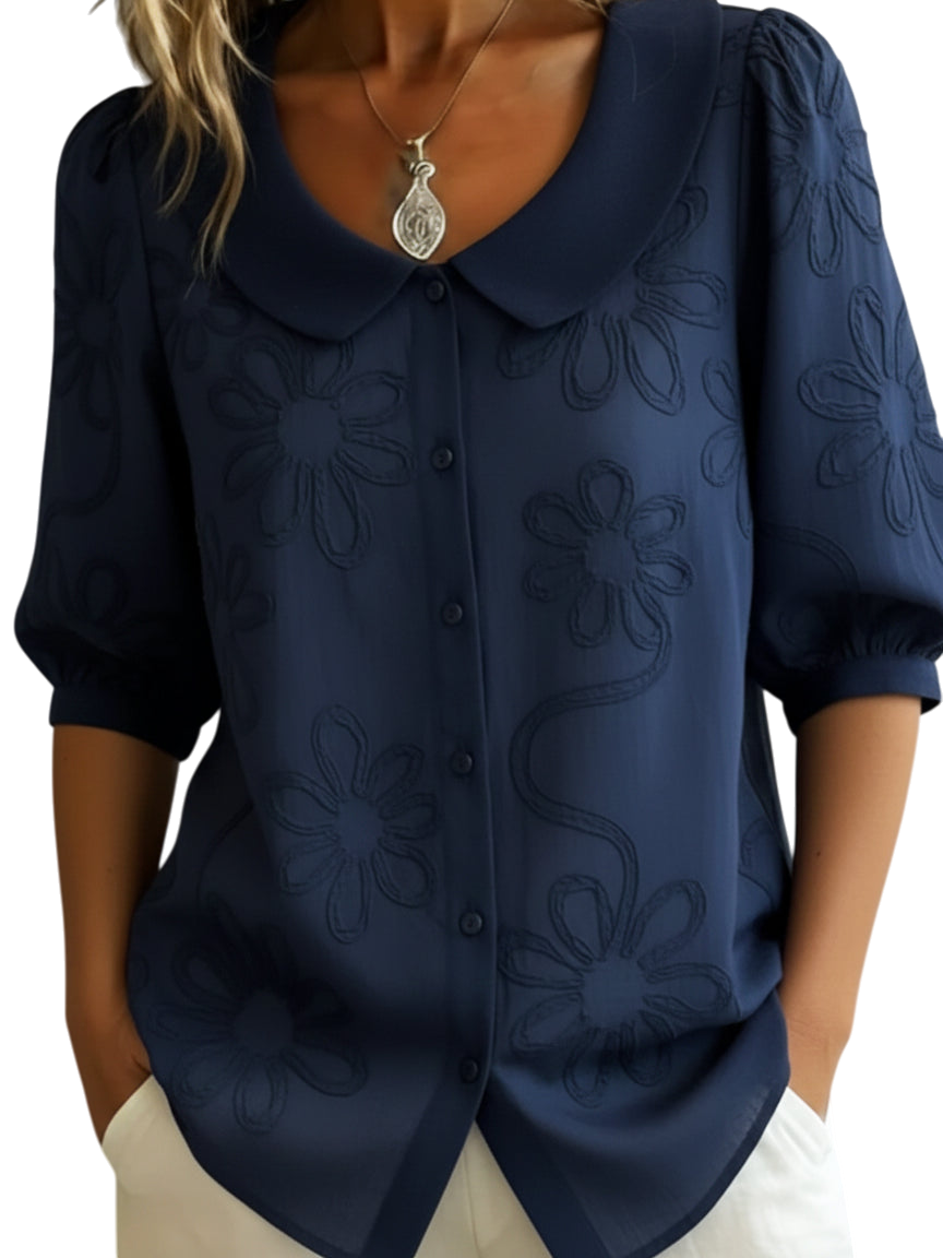 Floral Button Up Blouse