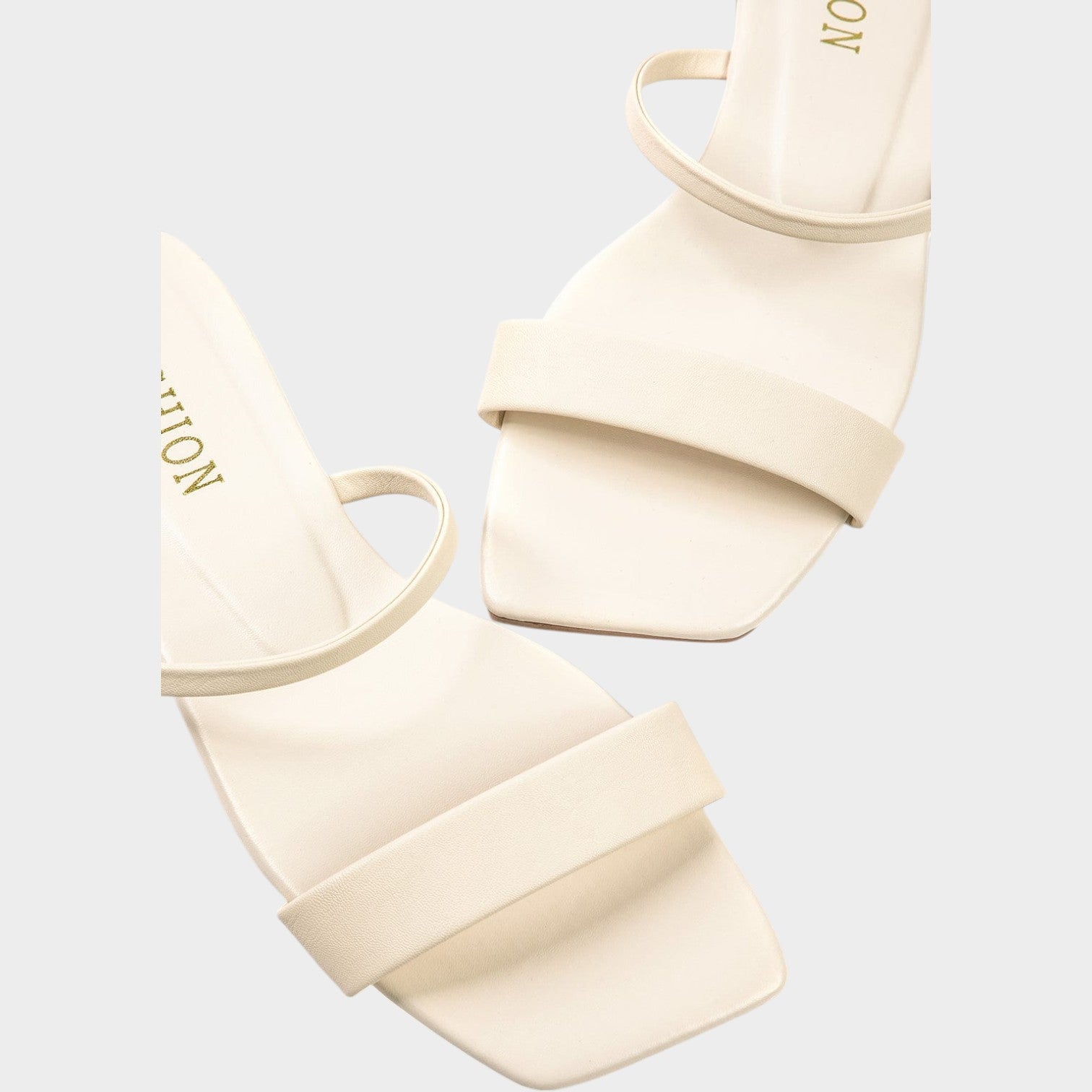 Square Toe Ring Summer Slides