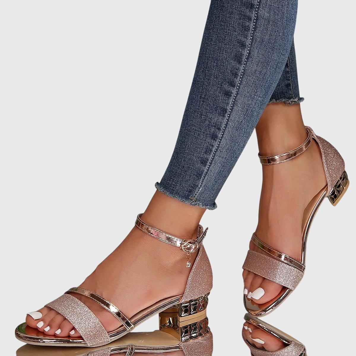 Low Heel Comfort Sandals