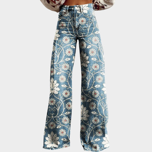Boho Floral Pants