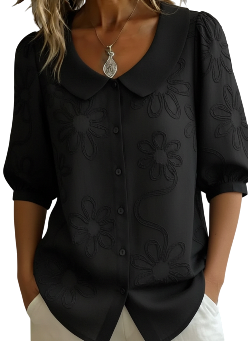 Floral Button Up Blouse