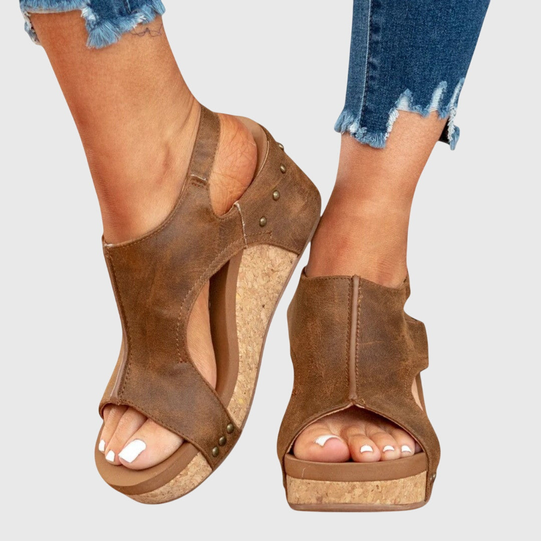 Orthopedic Comfort Low Heel Sandals