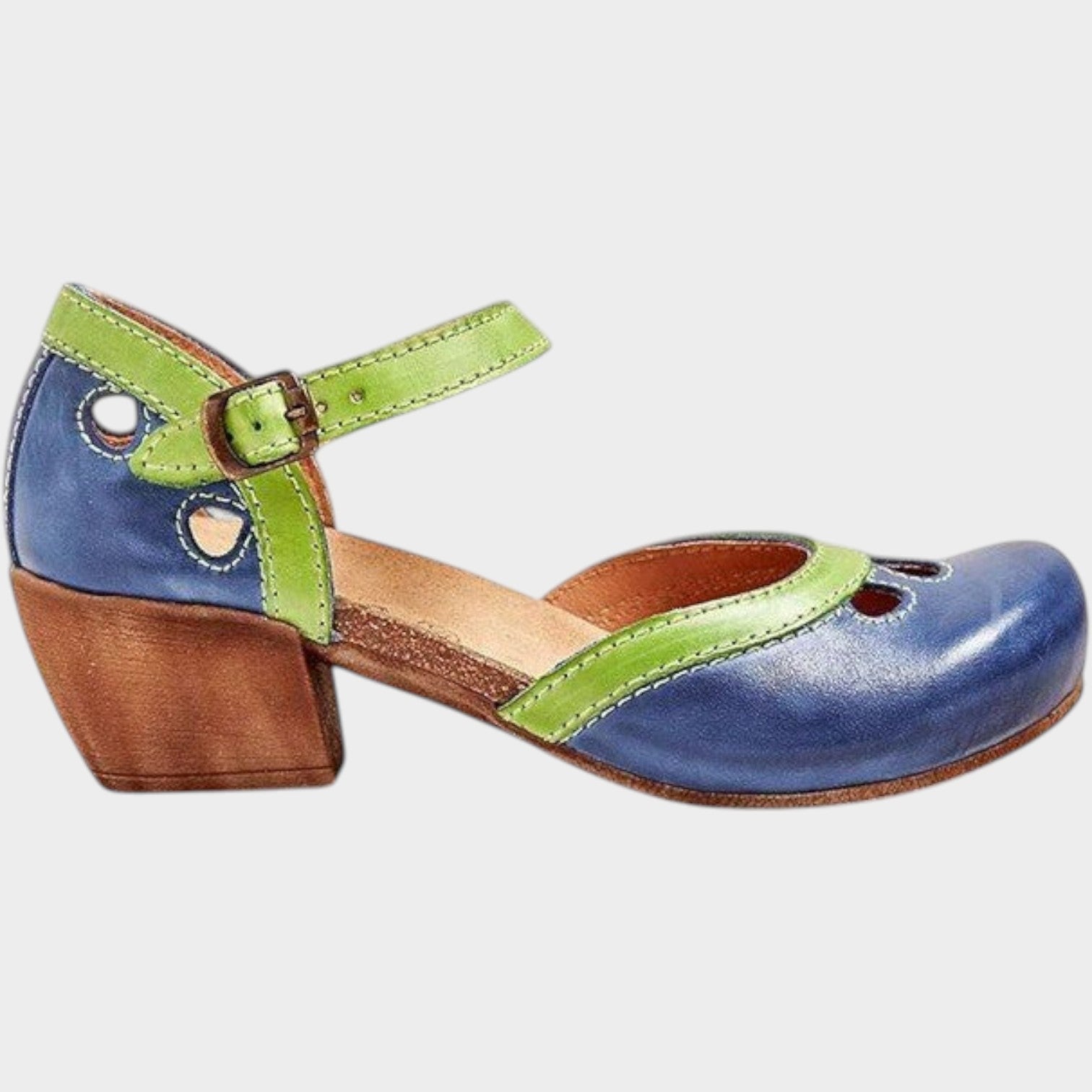 Leather Vintage Strap Sandals