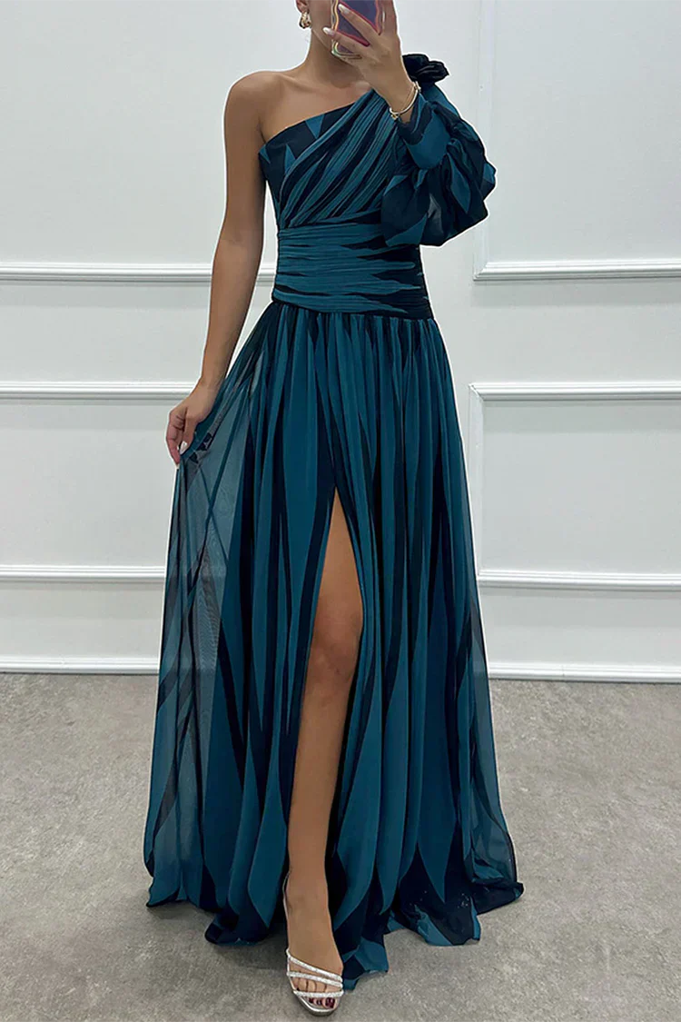 Cordelia | Asymmetric One-Shoulder Maxi Dress for Women - Perfect for Wedding Guests