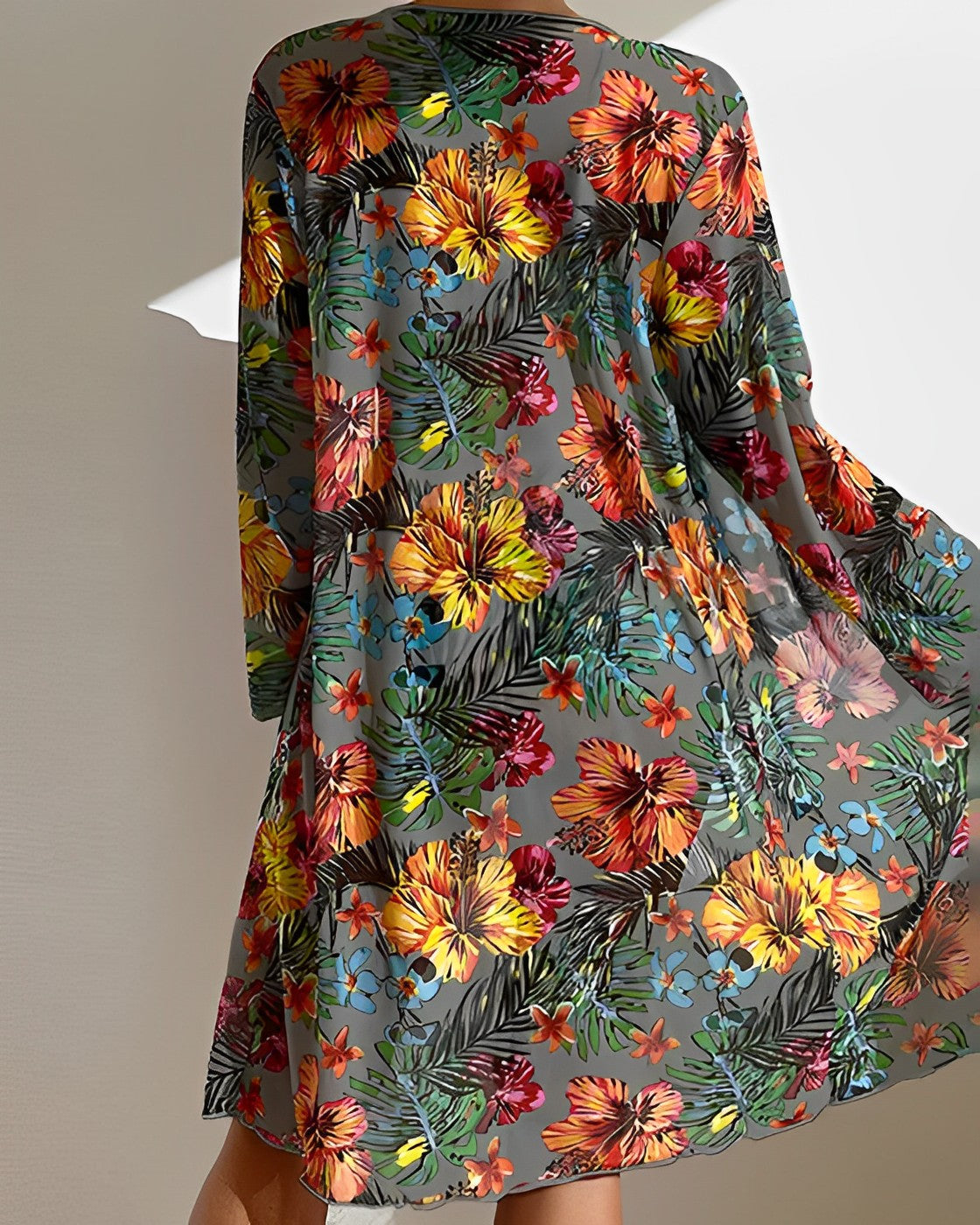 Juanita™ | Tropical Print Bikini Set with Matching Cover-Up