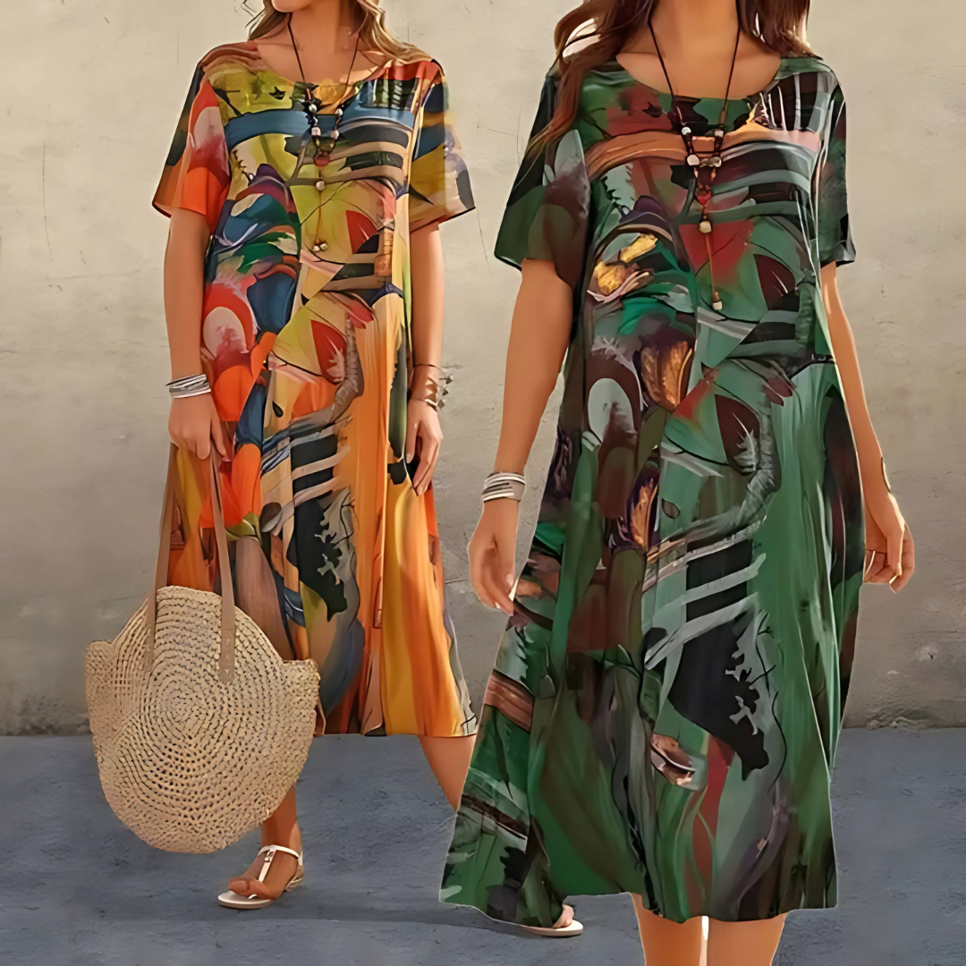 Colora™ | Chic Floral Elegance Dress