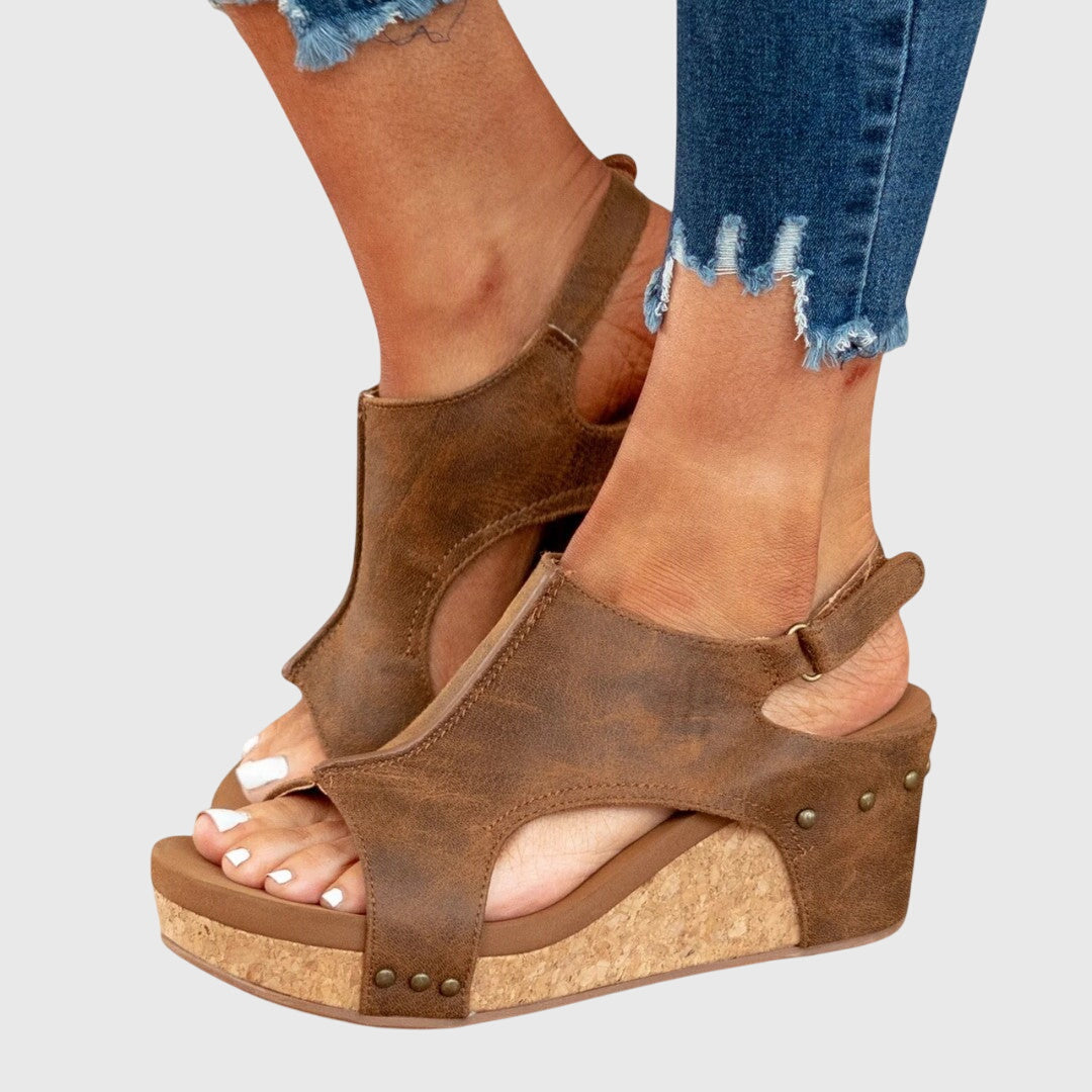 Orthopedic Comfort Low Heel Sandals