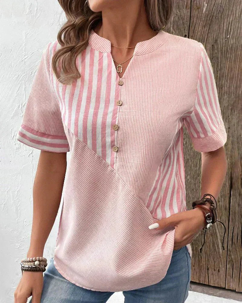 Monroe™ | Cozy Striped Top