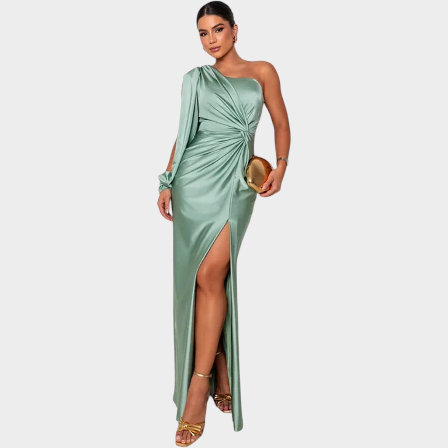 One Shoulder Formal Maxi Dress