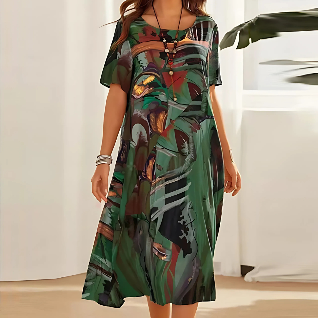 Colora™ | Chic Floral Elegance Dress