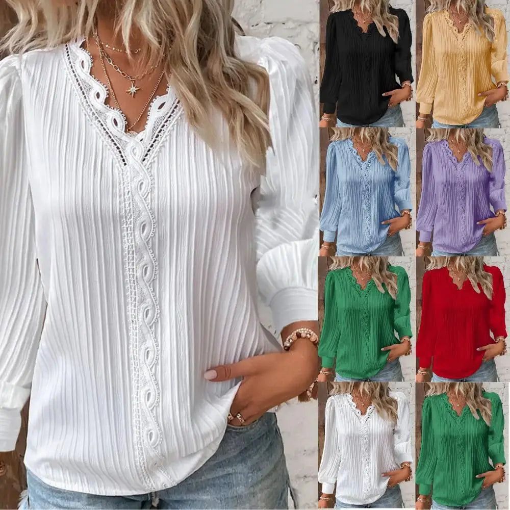 Sam™ | Chiffon and Lace Detail Blouse