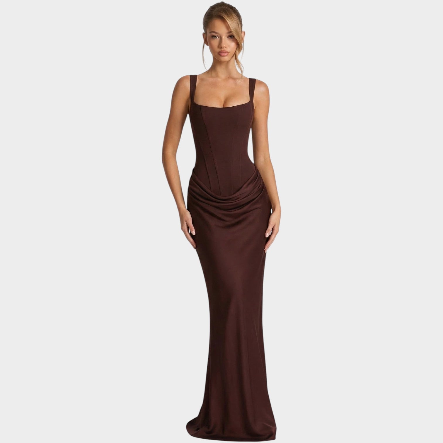 Formal Corset Maxi Dress
