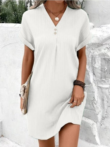Brenda™ V-Neck Floral Spring Dress
