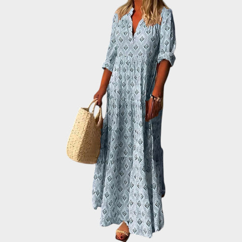 Printed Casual Maxi Dress