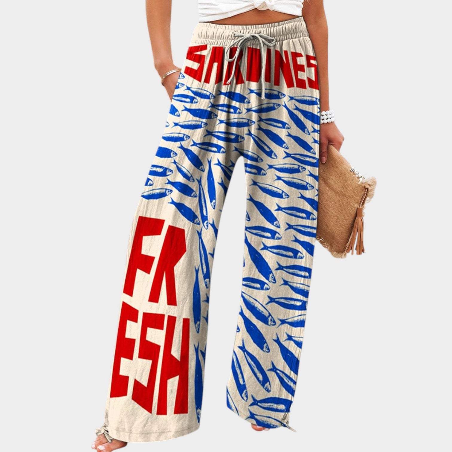 Relaxed Wide Leg Pants