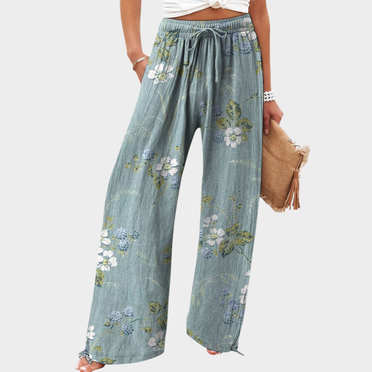 Relaxed Wide Leg Pants