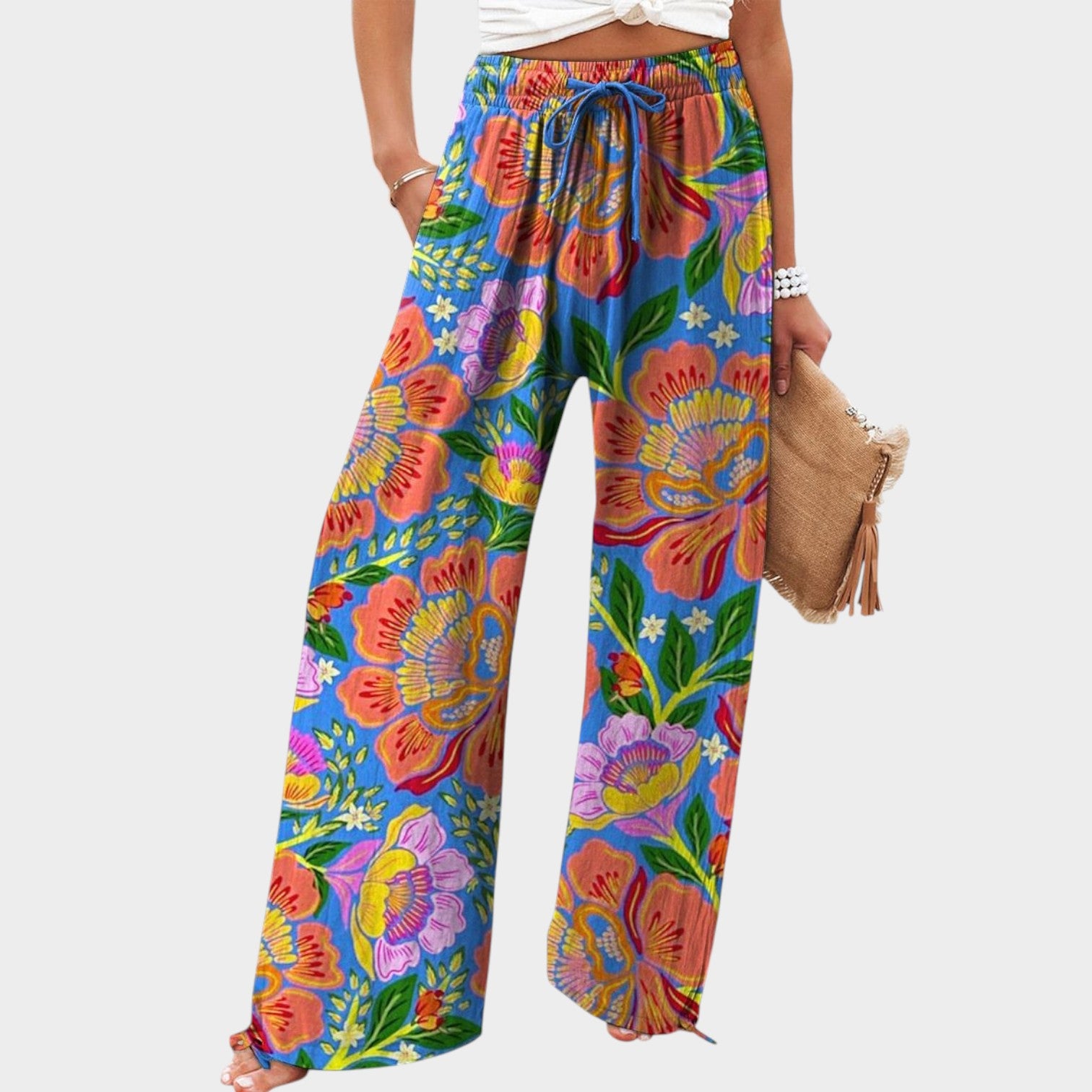 Relaxed Wide Leg Pants