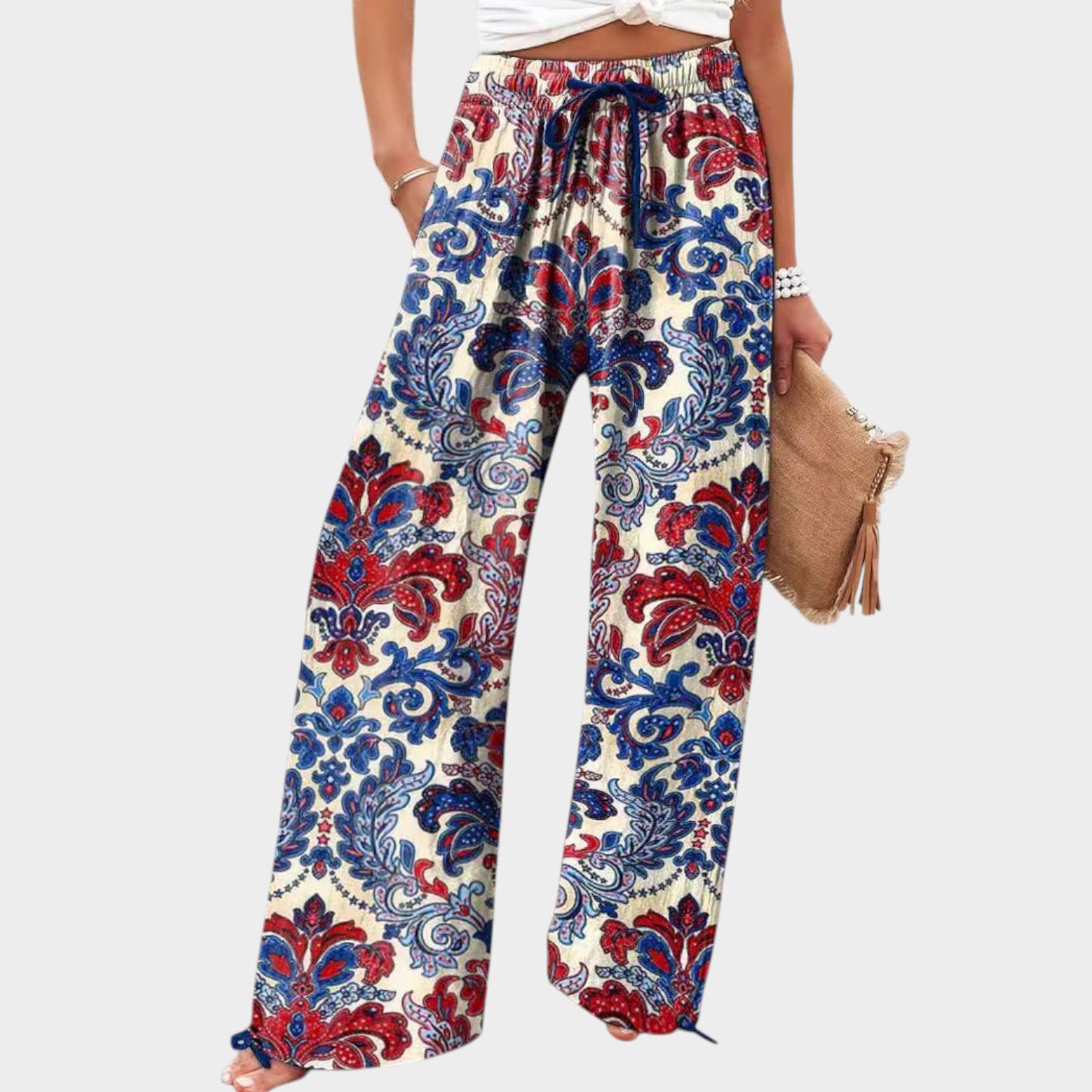 Relaxed Wide Leg Pants