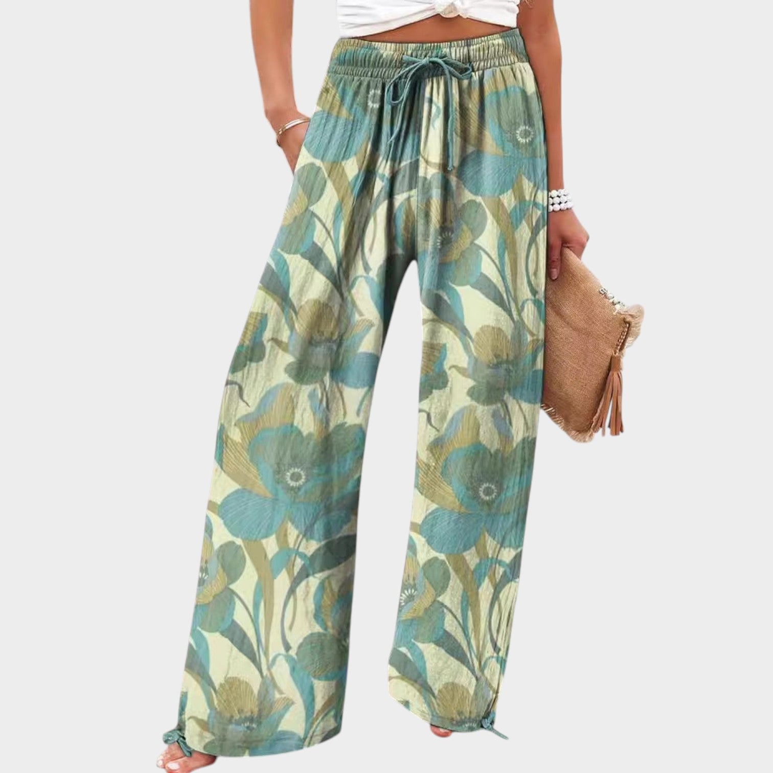Relaxed Wide Leg Pants