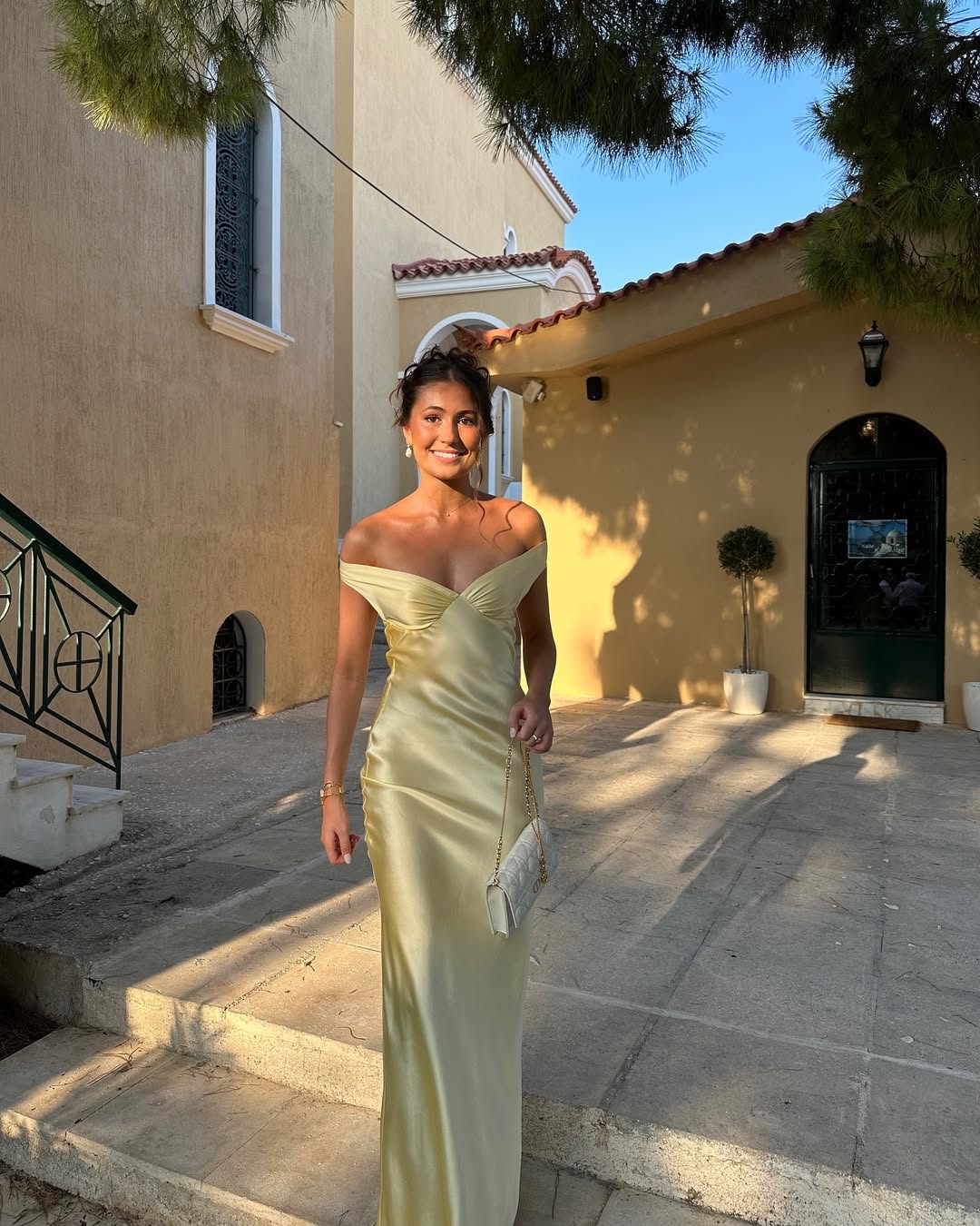 Gabrielle | Off-Shoulder Lace Evening Dress for Women - Perfect for Wedding Guests