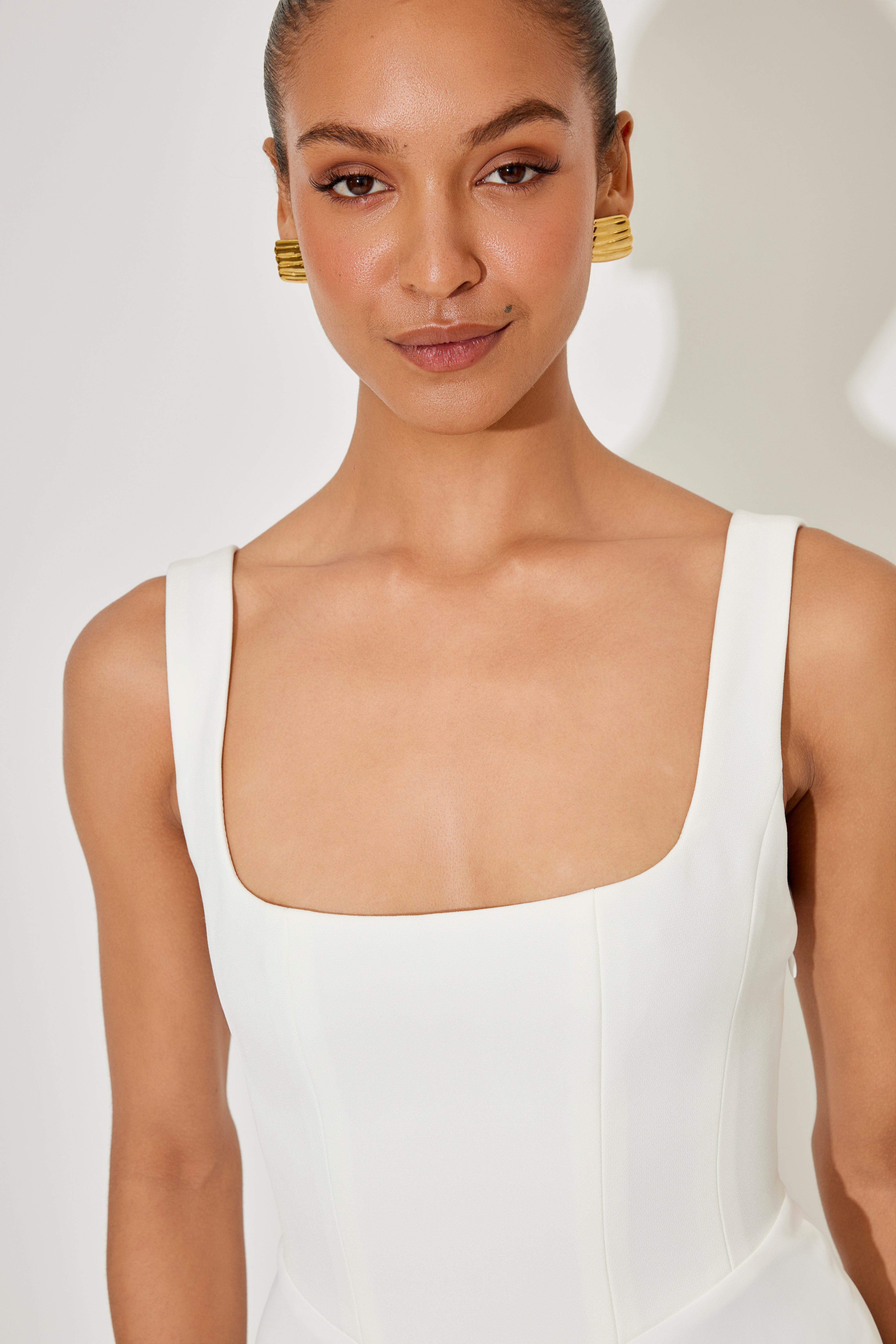 Angela™ | Elegant Flowing Midi Dress