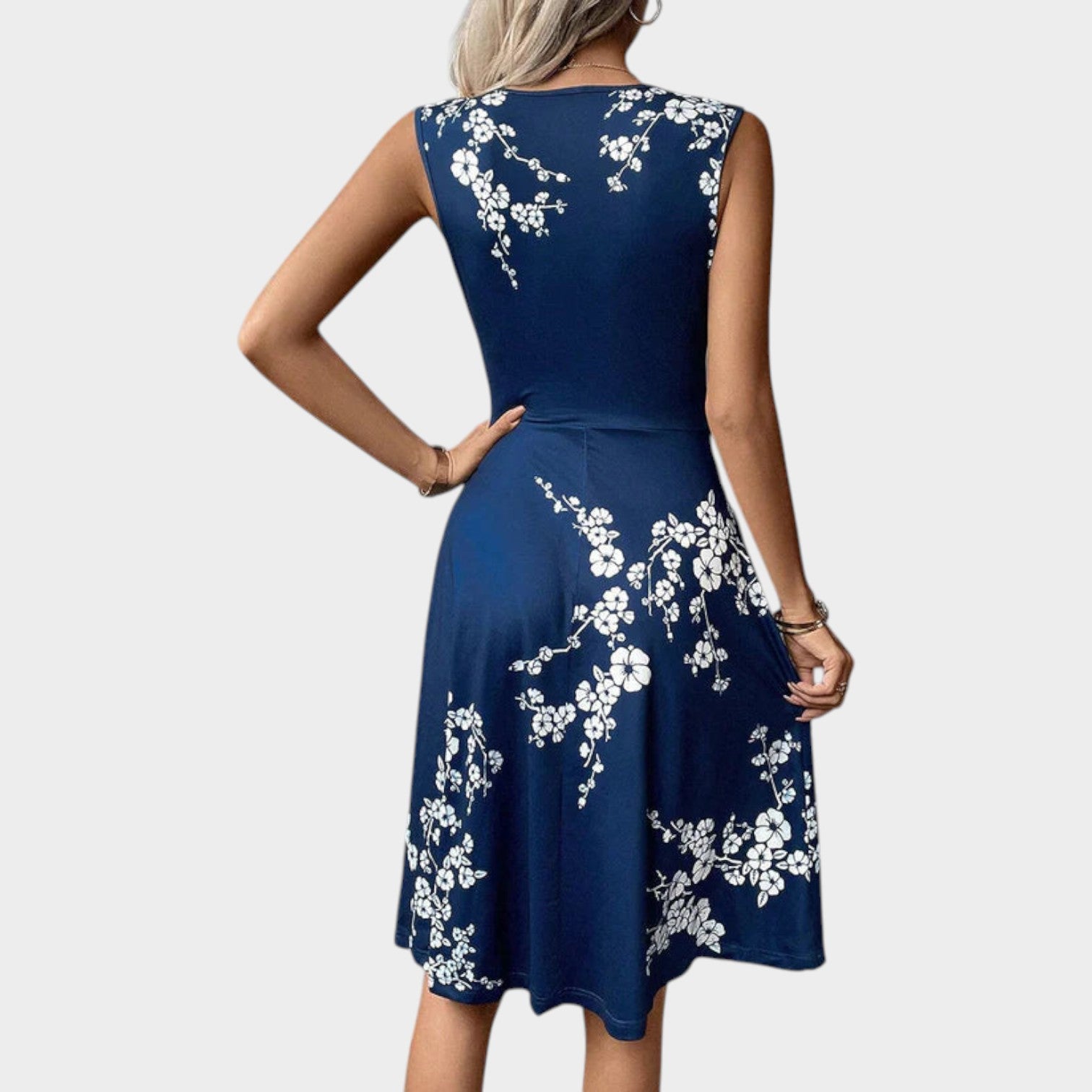 Casual Floral Summer Midi Dress