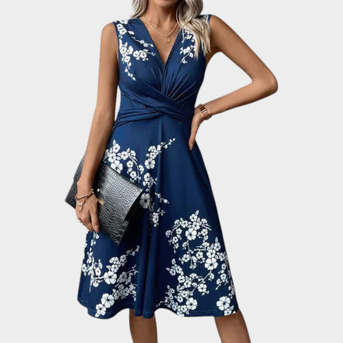 Casual Floral Summer Midi Dress