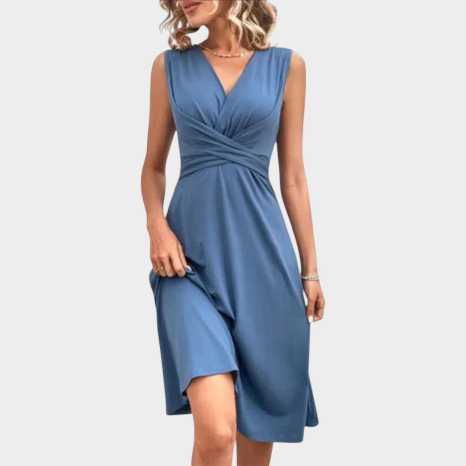 Casual Floral Summer Midi Dress
