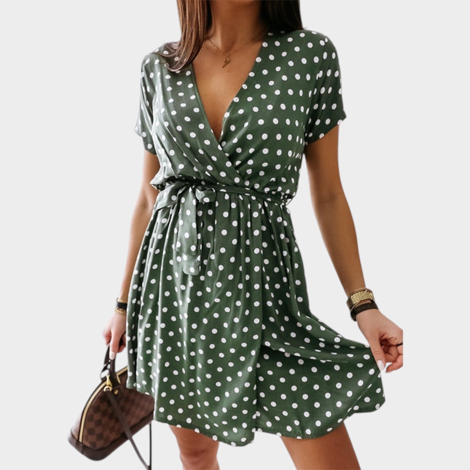 Summer Polka Mini Dress