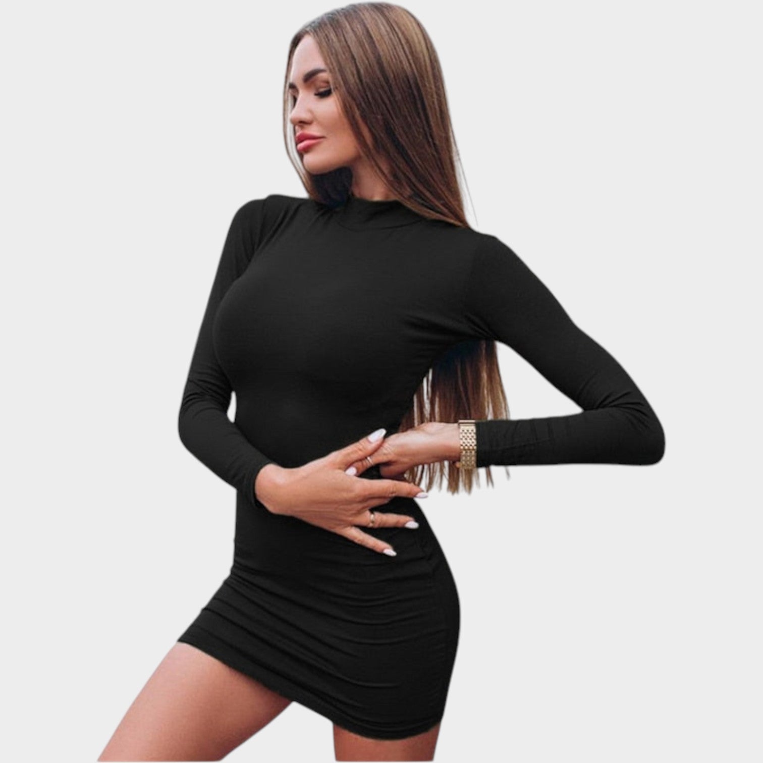 Long Sleeve Bodycon Mini Dress