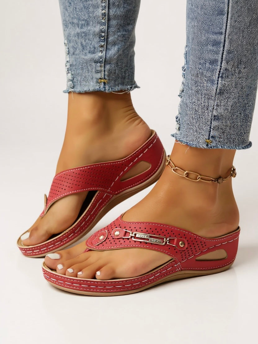 Carmen | Women's Comfort Cushioned Slip-On Sandals