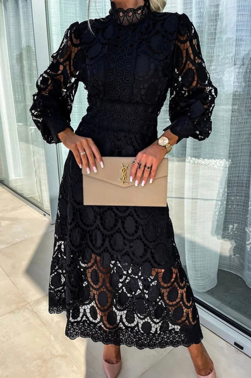 Joyce™ | Chic Lace Elegance Dress