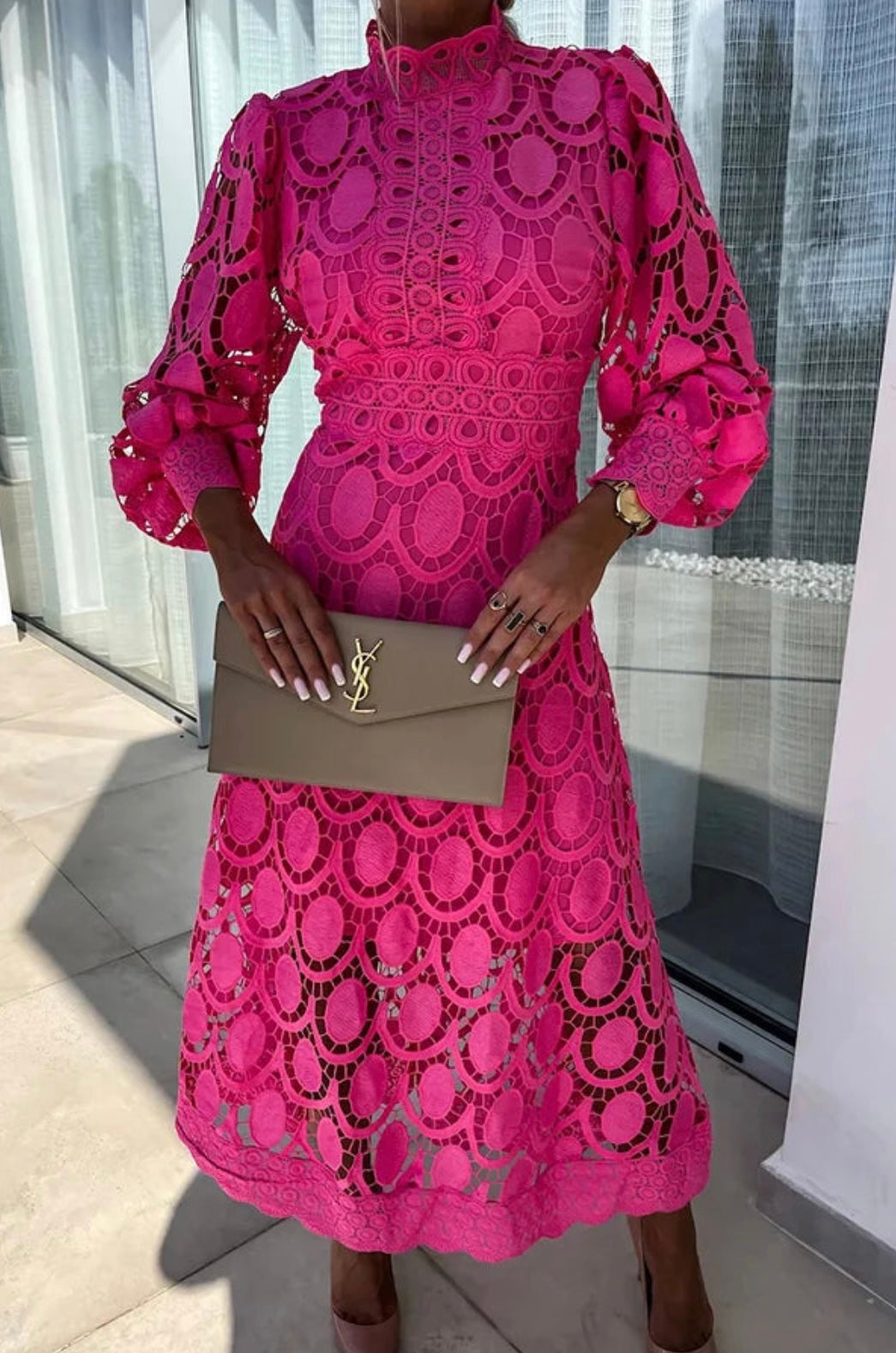 Joyce™ | Chic Lace Elegance Dress