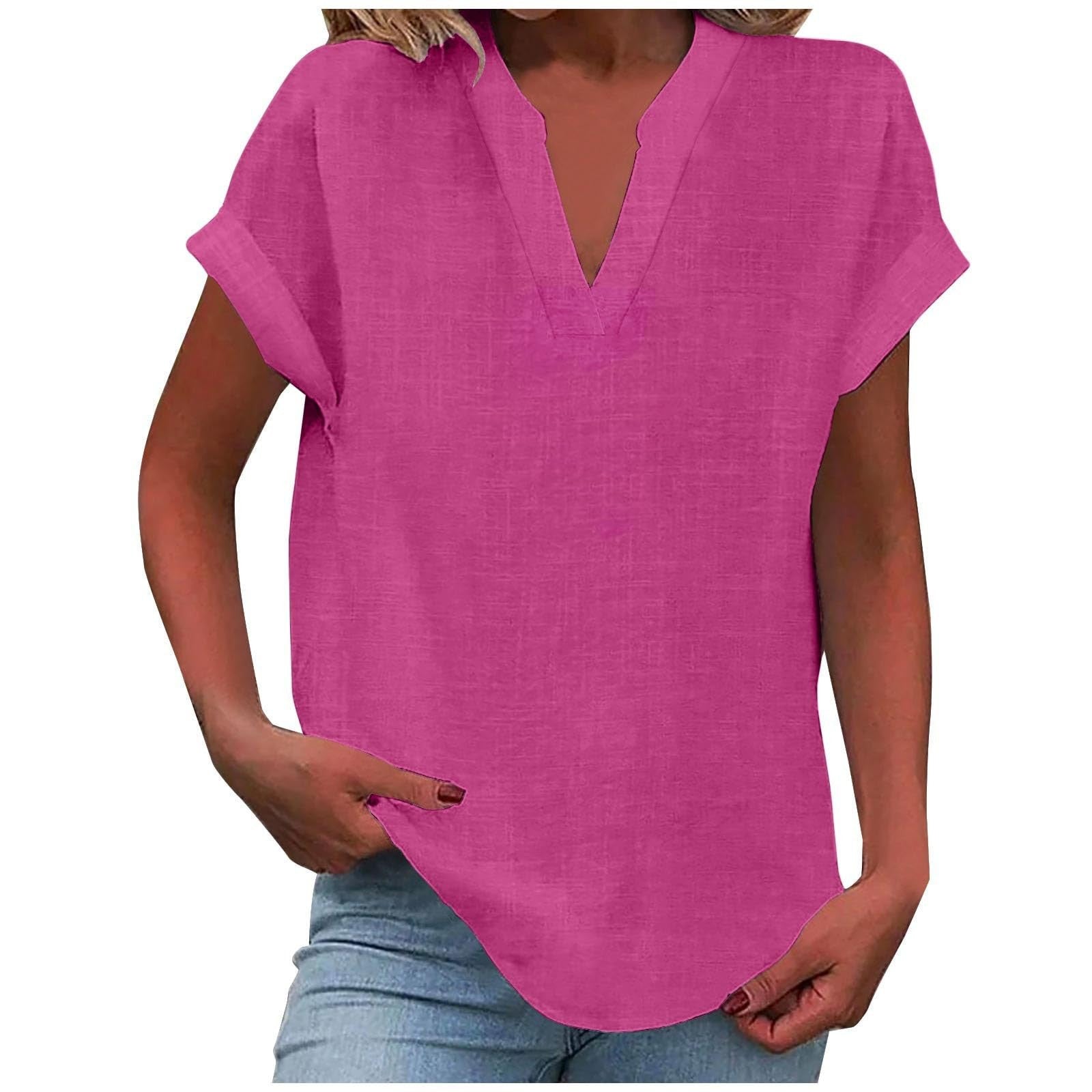 Lexi™ | Casual V-Neck Blouse