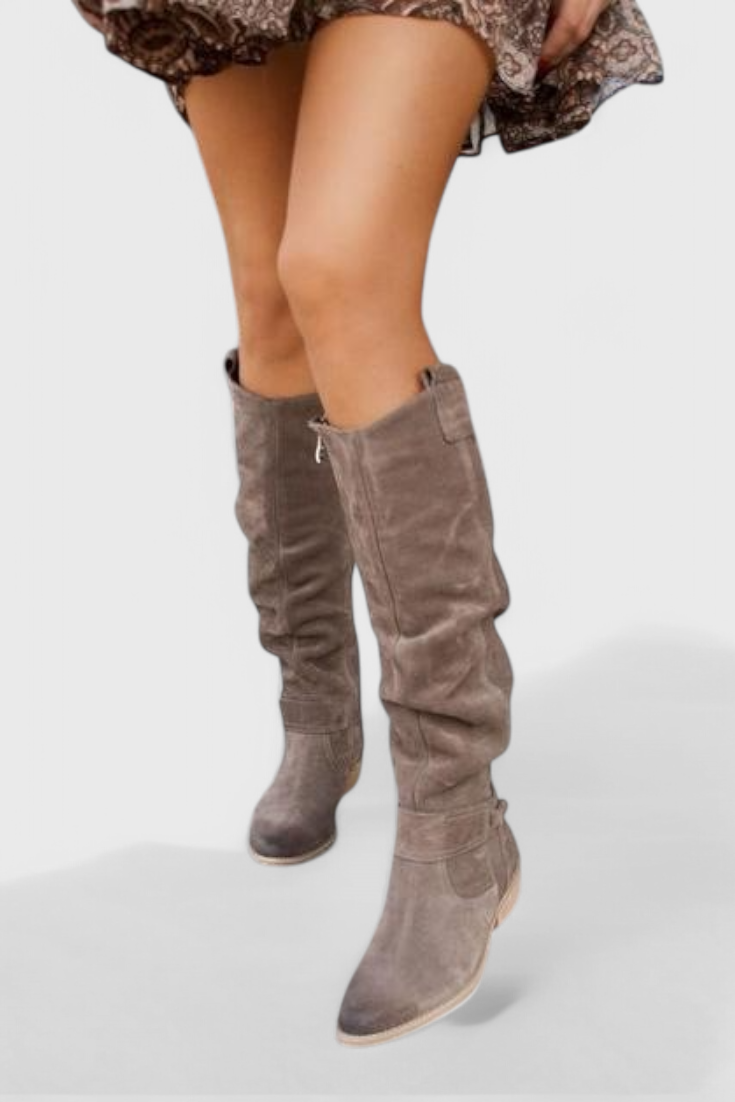 Celine™ | Vintage-Inspired Knee-High Boots