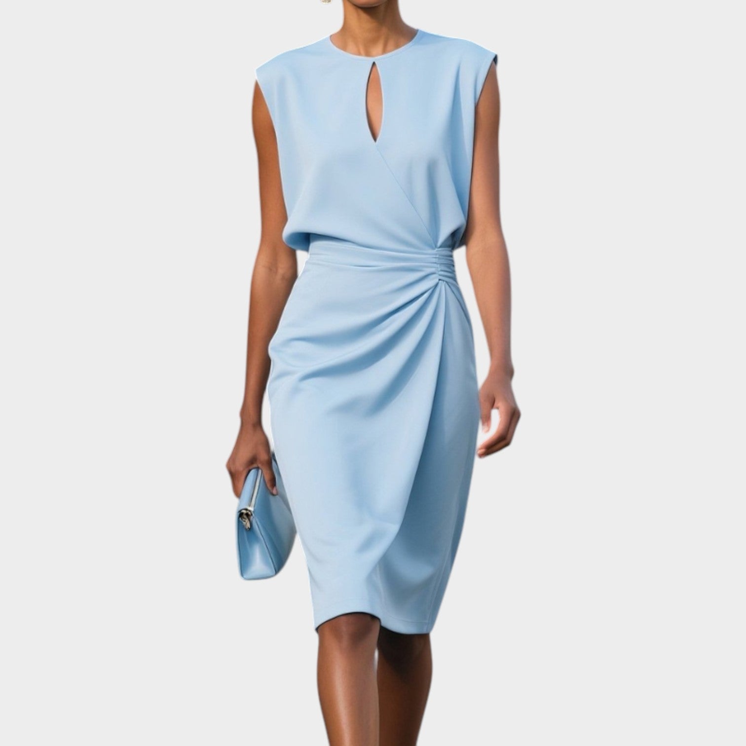 Ruched Formal Mini Dress