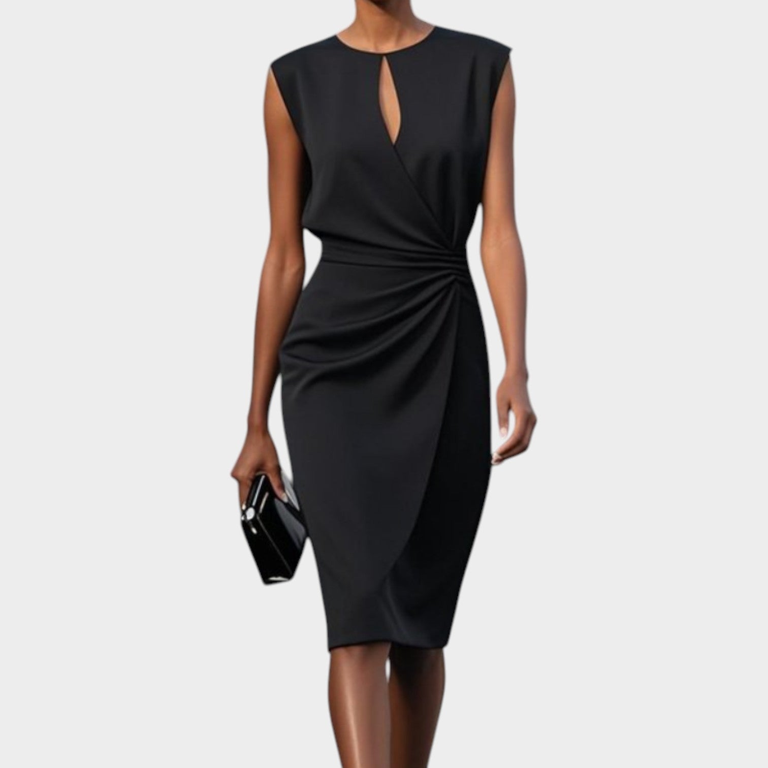 Ruched Formal Mini Dress