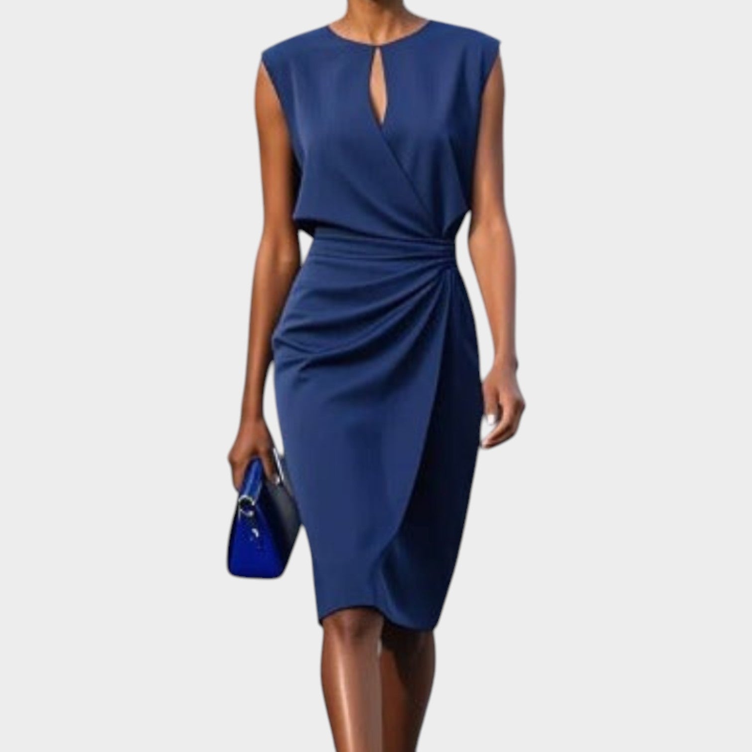 Ruched Formal Mini Dress