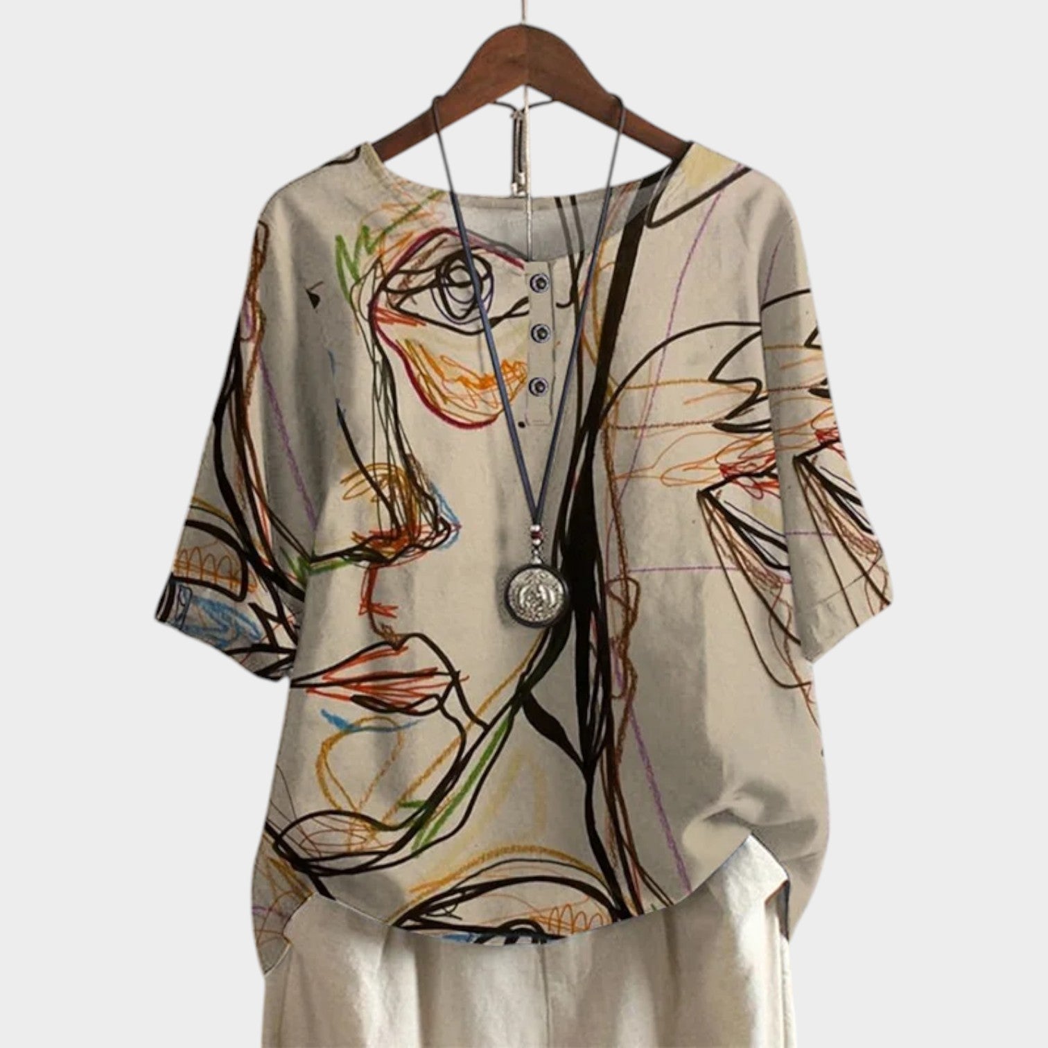 Boho Floral Top