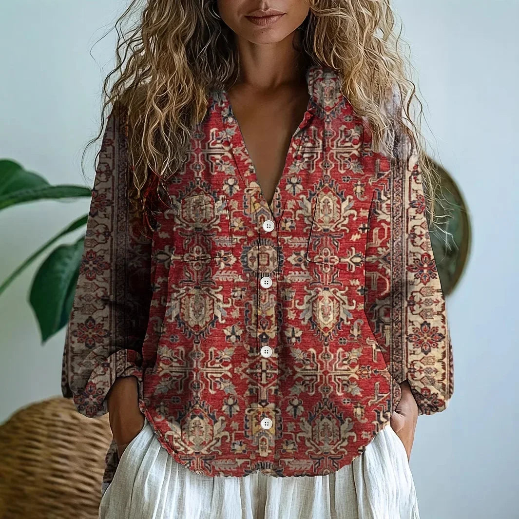 Martha™ | Nature-Inspired Relaxed Blouse