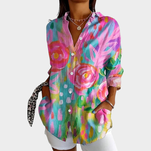 Floral Button Up Shirt
