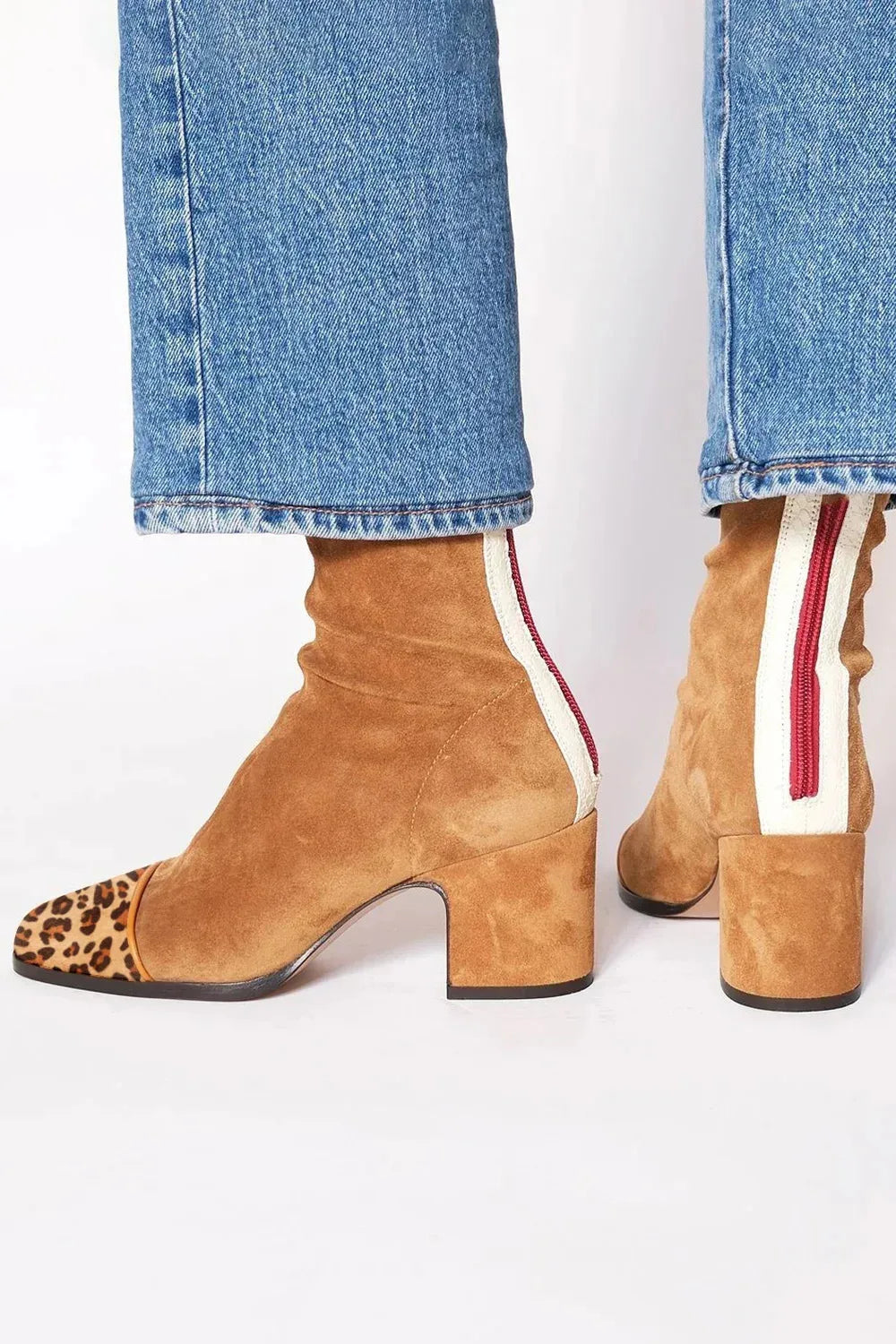 Scarlett™ | Square Toe Heeled Ankle Boots