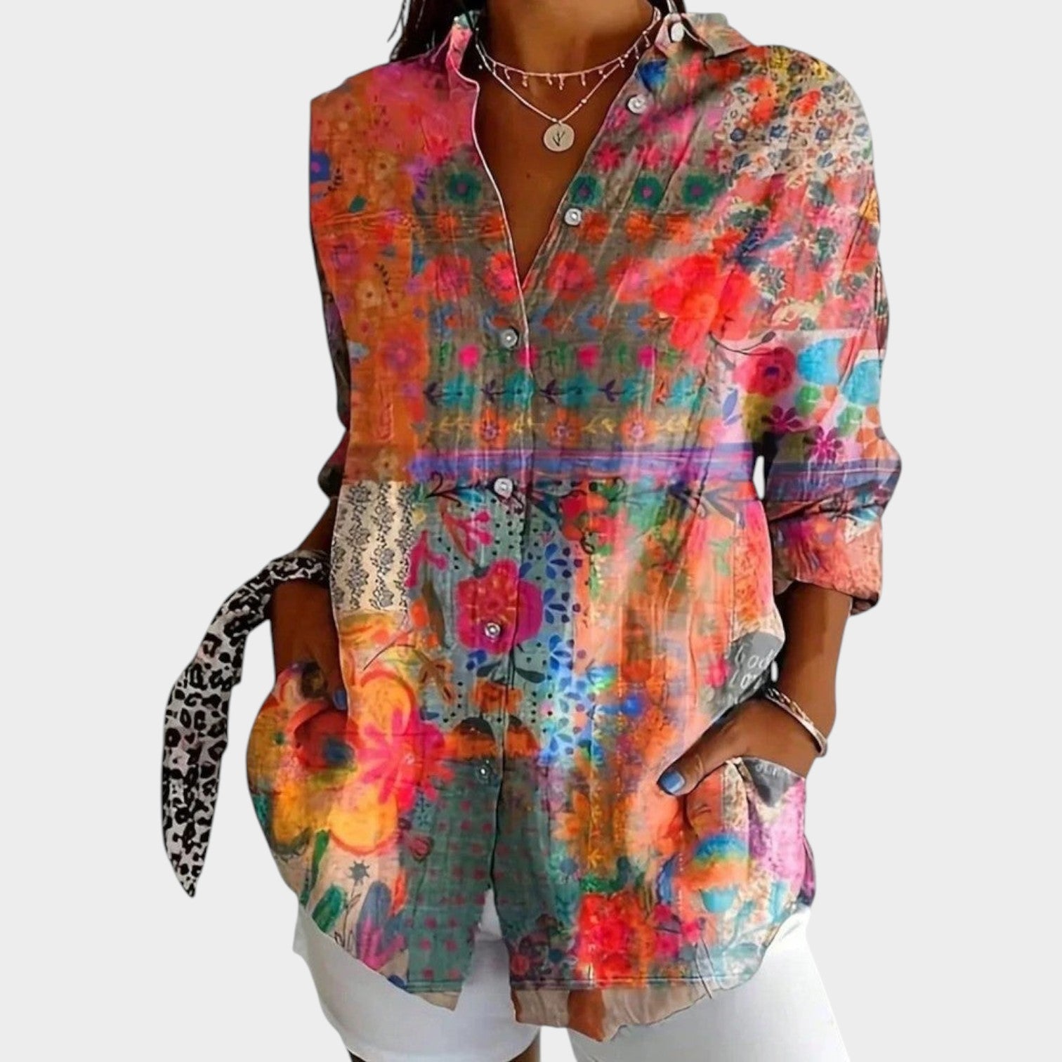 Floral Button Up Shirt