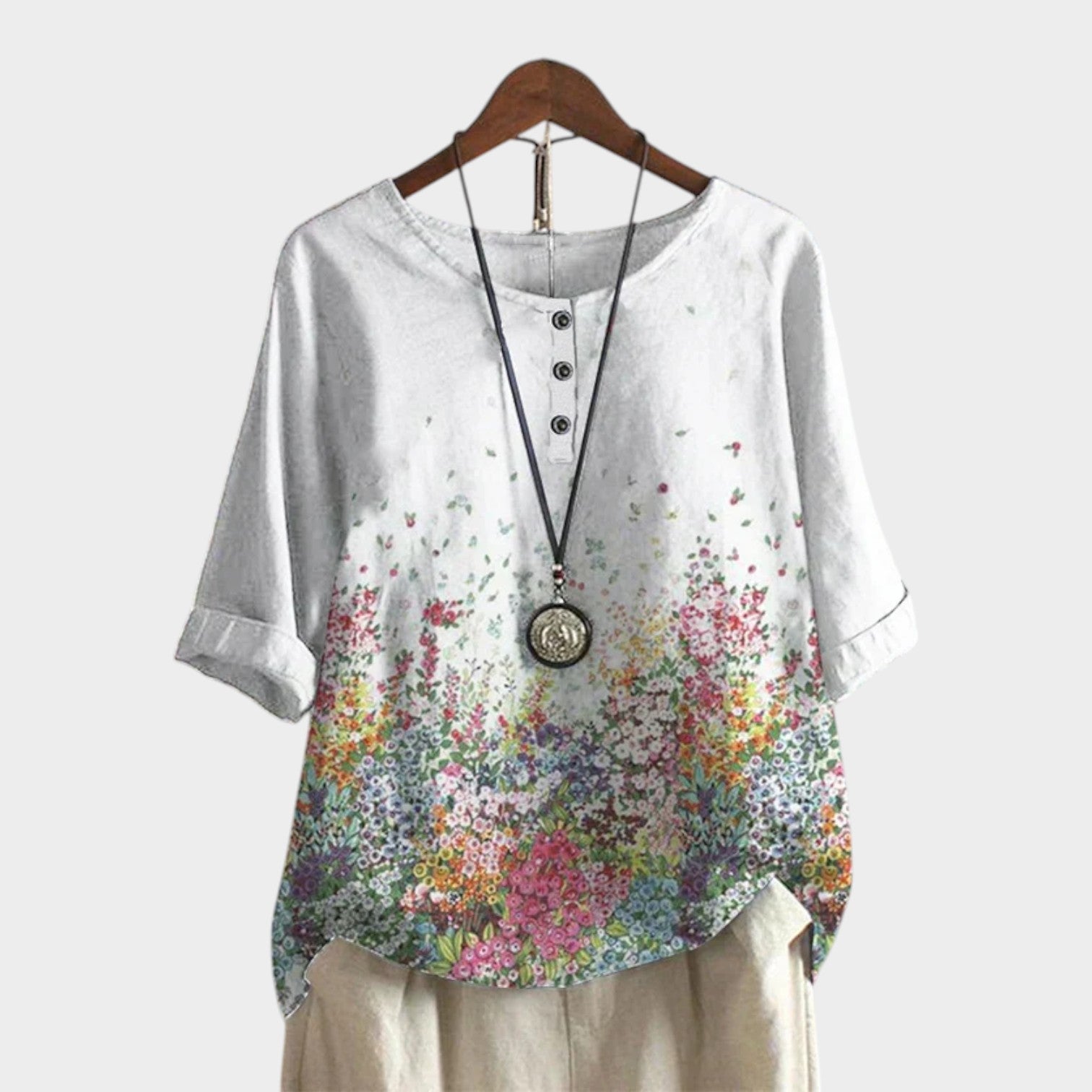Boho Floral Top