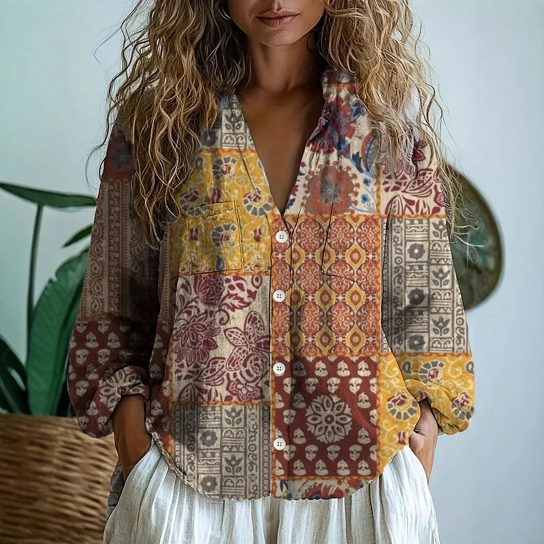 Martha™ | Nature-Inspired Relaxed Blouse